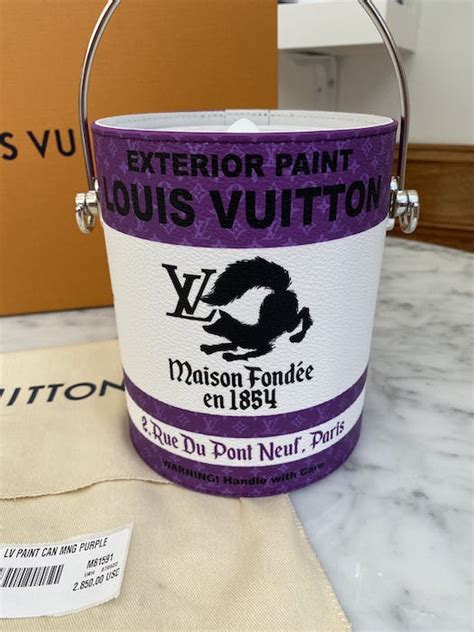 paint on louis vuitton bag|Louis Vuitton paint bucket bag.